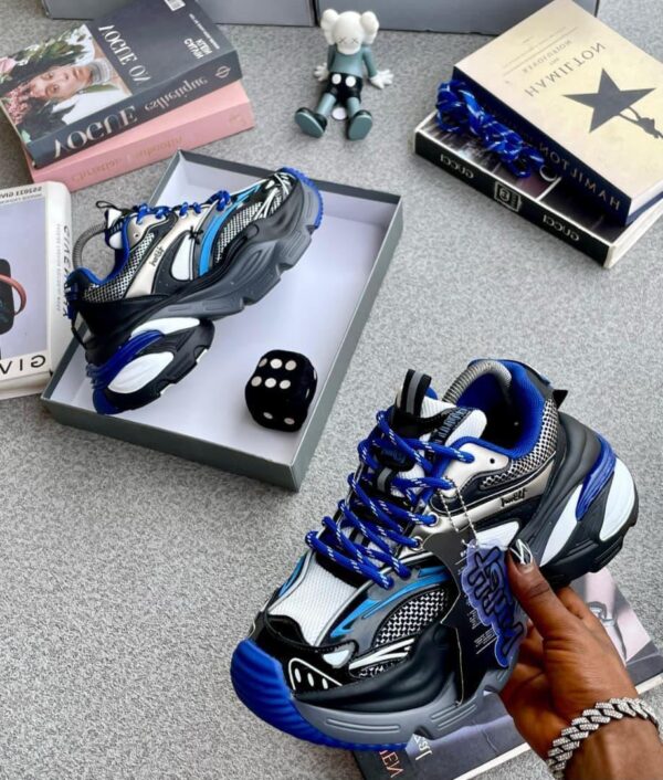 Chunky Blue Fashion Sneakers