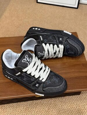 Men’s Louis Vuitton Black Designer Sneakers