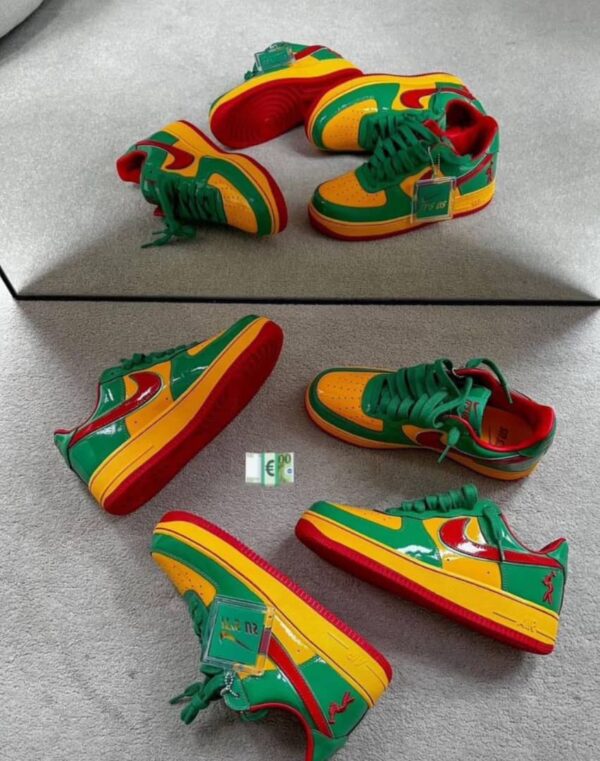 Nike Air Force (Green/Yellow Custom)