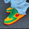 Nike Air Force (Green/Yellow Custom)
