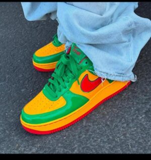 Nike Air Force (Green/Yellow Custom)