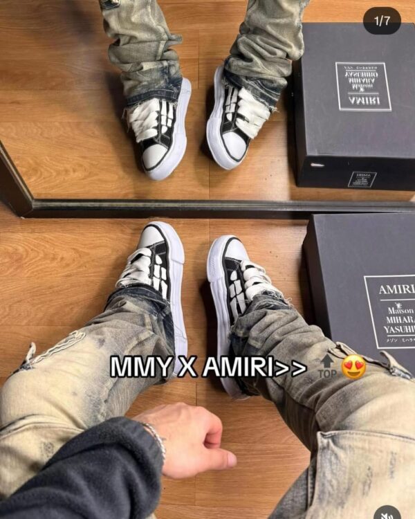 MMY Casual Sneakers (Black & White)