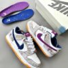 Nike Dunk Low Designer Edition (Purple & Blue Swoosh)