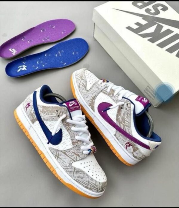 Nike Dunk Low Designer Edition (Purple & Blue Swoosh)
