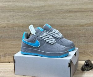 Nike Air Force Low Grey & Sky Blue