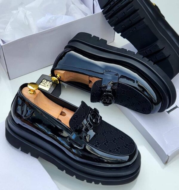 Designer Patent Leather Loafers