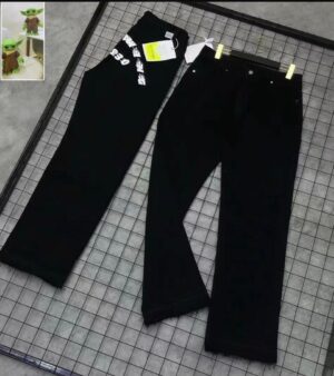 WhatsApp Image 2026-02-16 at 19.17.45 Black Wide-Leg Plain Jeans