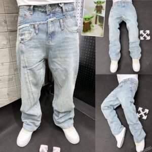 Light Blue Oversized Baggy Jeans
