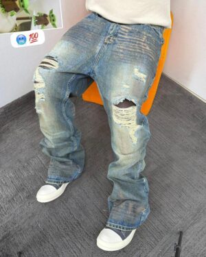 Vintage Ripped Baggy Jeans