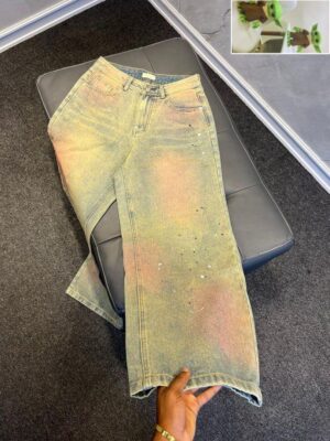 Vintage Gradient Wash Straight Jeans