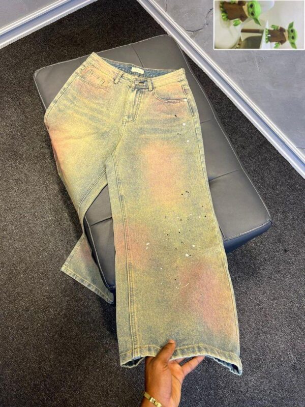 Vintage Gradient Wash Straight Jeans