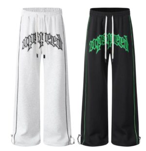 Unisex Streetwear Wide-Leg Joggers