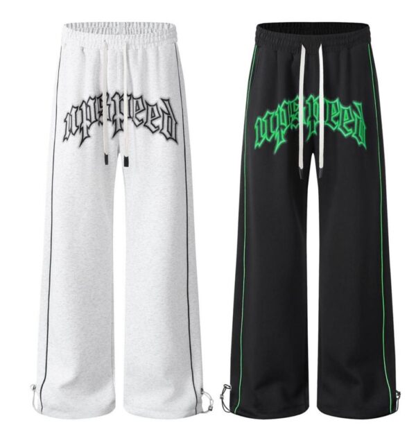 Unisex Streetwear Wide-Leg Joggers