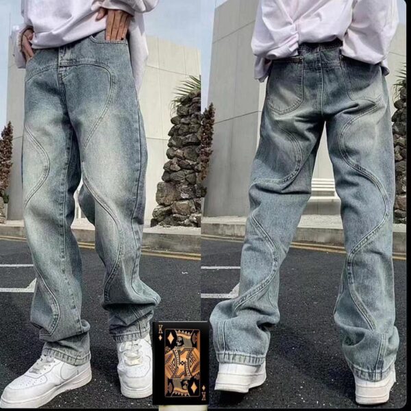 Vintage Panel Straight Jeans