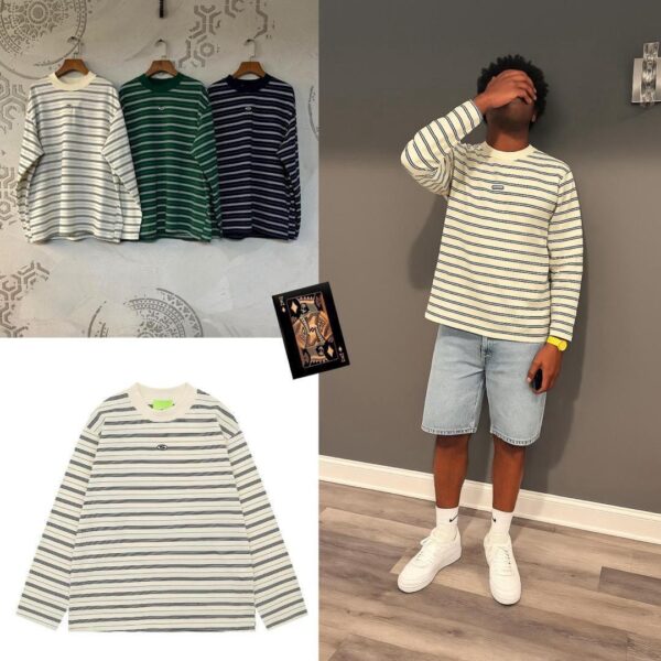 Classic Striped Long Sleeve Shirt