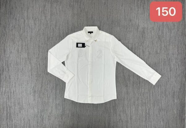 DSquared2 White Long Sleeve Shirt