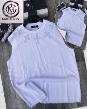 Chrome Hearts Inspired Sleeveless Luxury Top