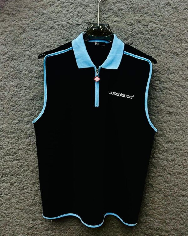 Casablanca Luxury Sleeveless Polo