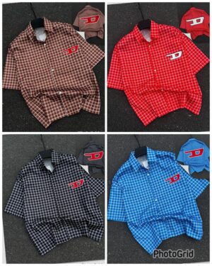 WhatsApp Image 2026-02-17 at 01.33.53 Diesel Premium Check Casual Shirt