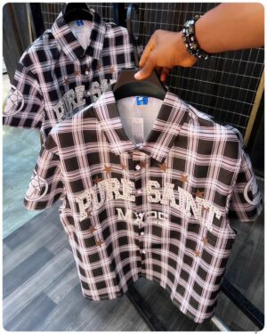 Pure Saint Designer Short Sleeve Shirt