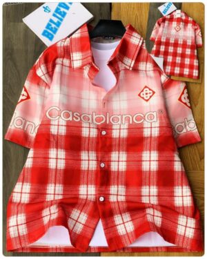 WhatsApp Image 2026-02-17 at 01.44.35 Casablanca Red Check Luxury Shirt