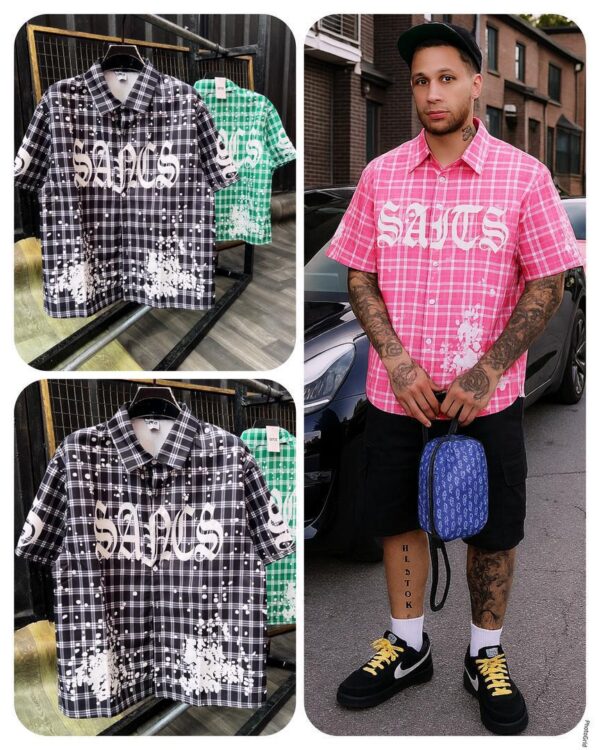 SAINTS Luxury Check Shirt