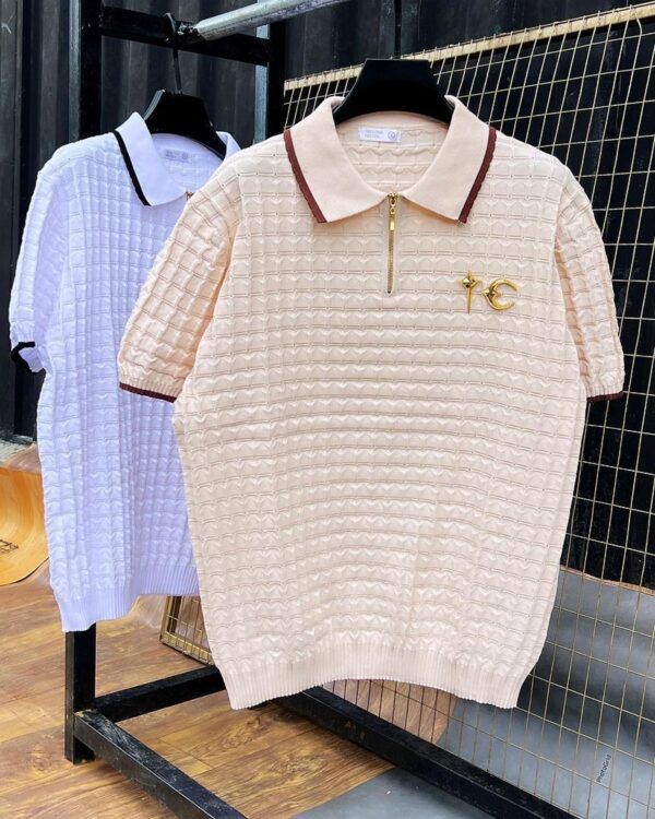 Premium Textured Knit Polo