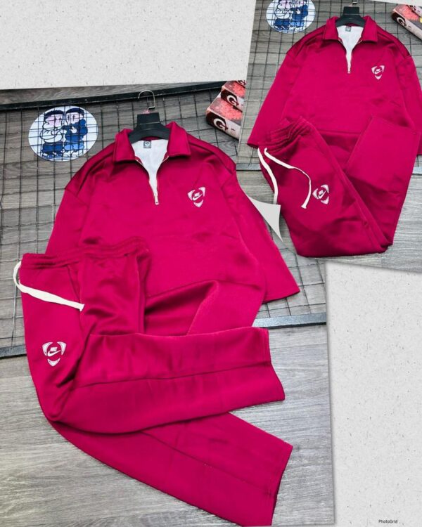 Premium Nike Inspired Tracksuit (Wine)