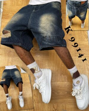 Creative Vintage Ripped Denim Shorts