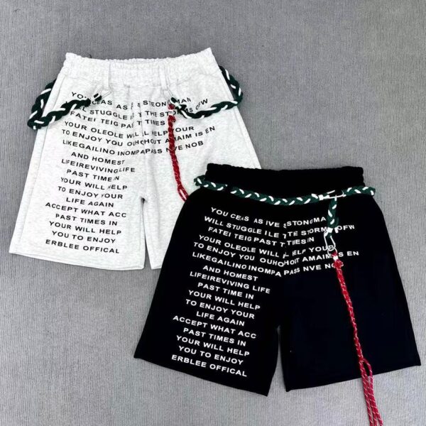 Erblee Graphic Cotton Shorts