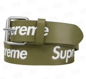 Supreme Printed Leather Belt