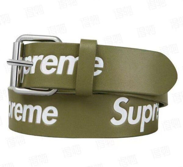 Supreme Printed Leather Belt
