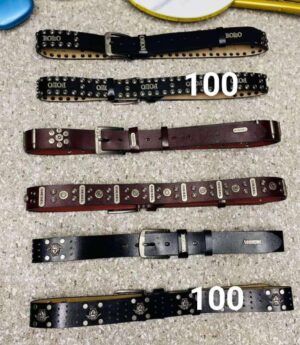 Leather Designer Belt