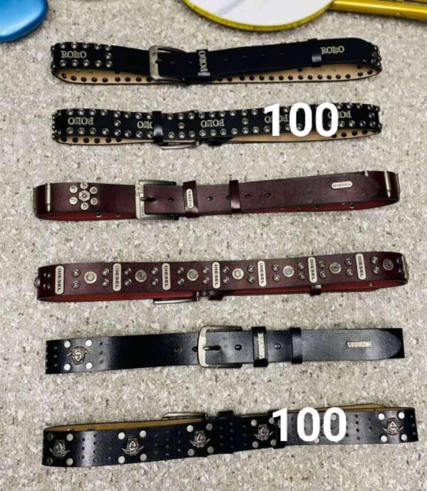 Leather Designer Belt