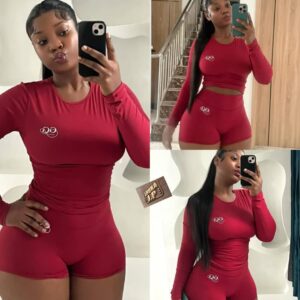 Premium Long Sleeve Sport Short Set