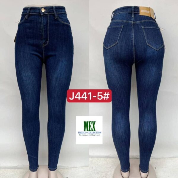 Premium High Waist Blue Skinny Jeans