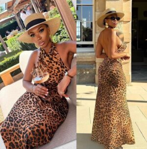 Leopard Print Maxi Dress