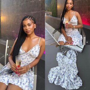 Floral Smocked Mini Dress