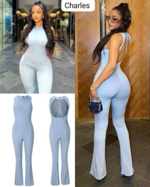 WhatsApp Image 2026-02-22 at 21.32.23 Ribbed Sleeveless Open Back Jumpsuit