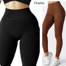 High Waist Ribbed Leggings