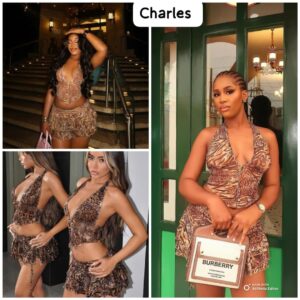 Leopard Print Halter Two Piece Skirt Set