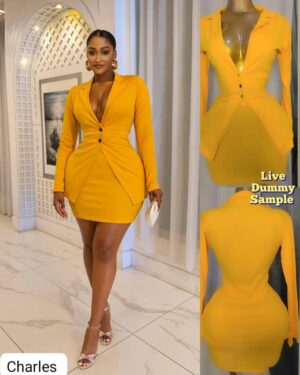 WhatsApp Image 2026-02-22 at 21.54.39 Yellow blazer mini dress