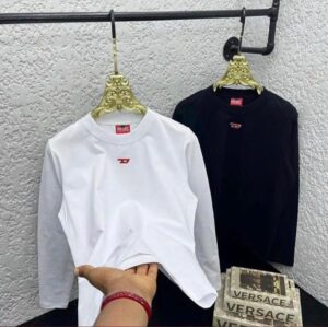 White Diesel Long Sleeve Top