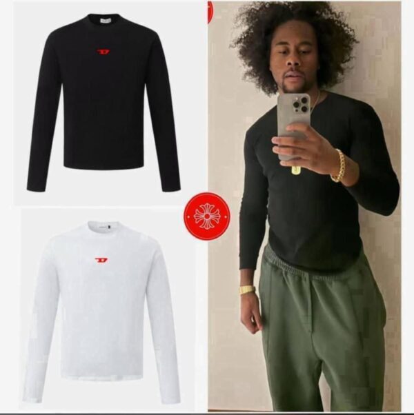White Diesel Long Sleeve Top
