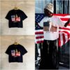 Graphic American flag oversized T-shirt