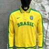 Brazil long-sleeve polo top