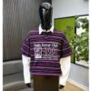 Mafa Error Club layered striped polo top