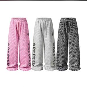 Patterned baggy trousers