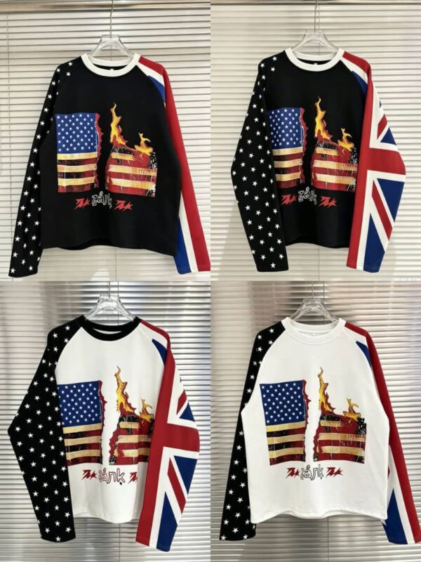 Flag graphic long sleeve