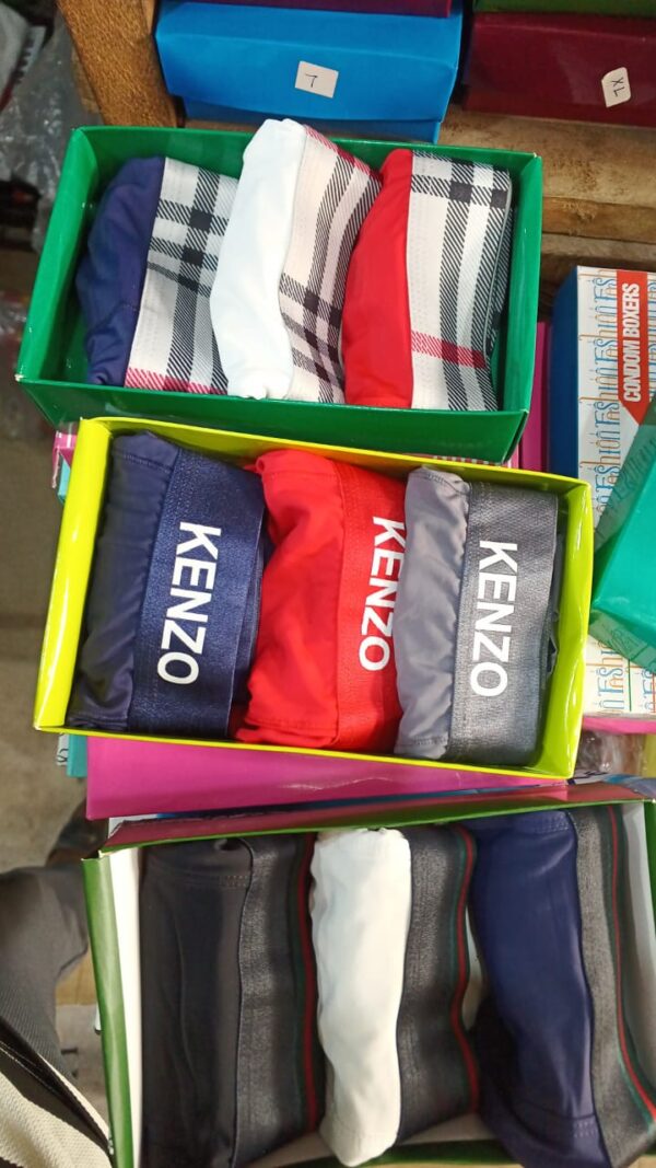 Men’s designer boxers (Hermes/Dior/Kenzo etc) Per box (3 pcs)